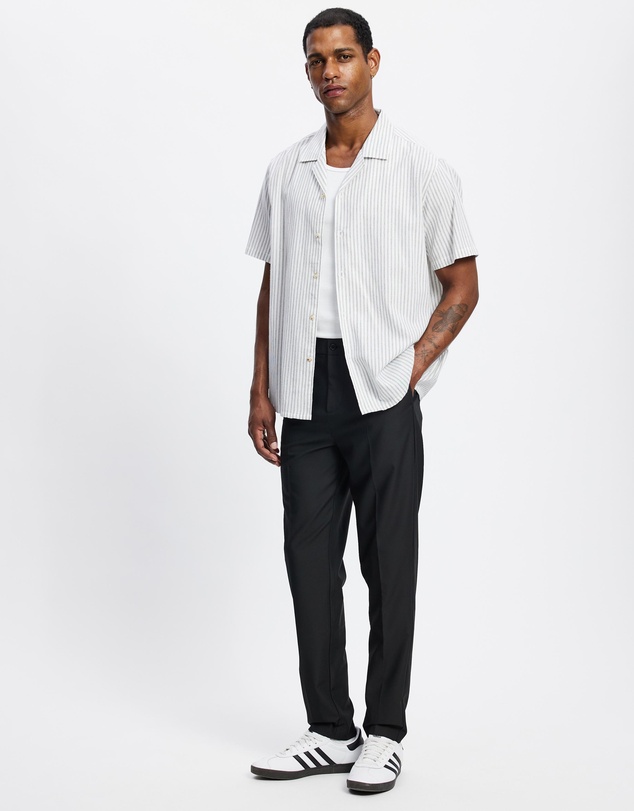 Staple Superior - Tailored Straight Fit Trousers