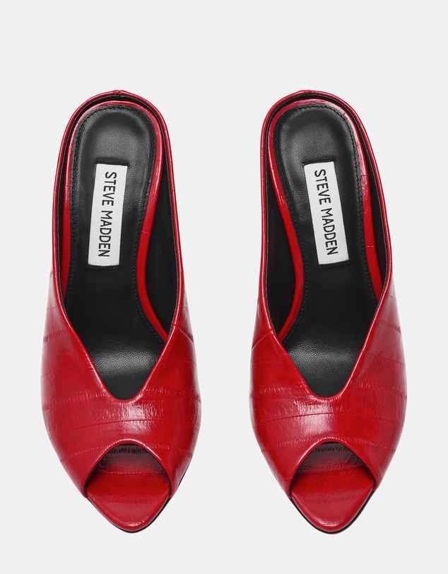 Steve Madden - Agaze Red Eel Heels
