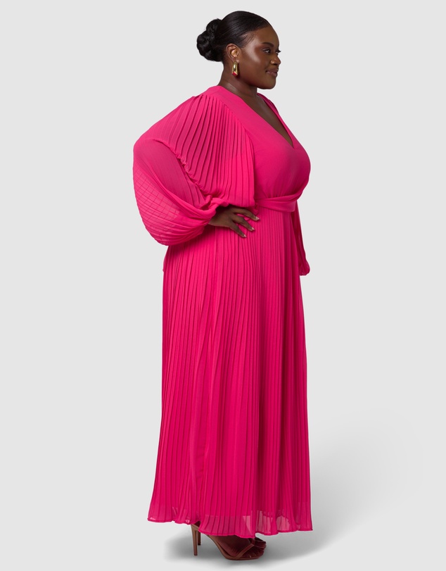 Pink Dusk by Curve Project - Seduce Maxi Dress