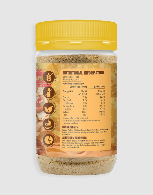Macro Mike - Salted Caramel Powdered Peanut Butter - 156g