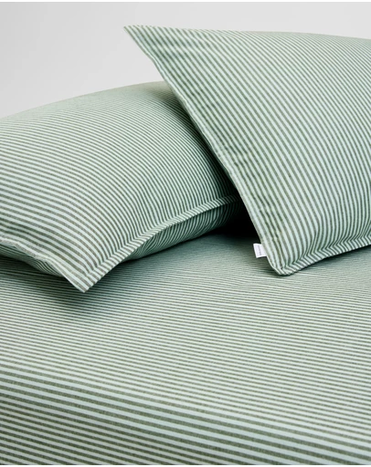 Country Road - Brae Australian Cotton Stripe Queen Fitted Sheet
