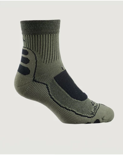 Kathmandu - NuYarn Ergonomic Quarter Crew Hiking Socks