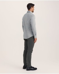 SABA - Lucian Long Sleeve Stretch Check Shirt