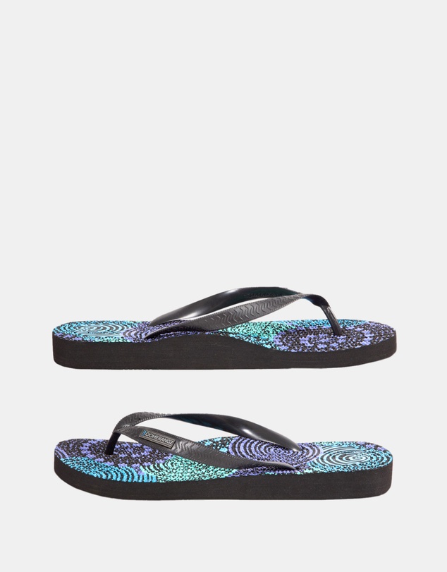 Boomerangz Footwear - Men's Saltwater Dreamtime Thongs 01 with arch support and 2 x interchangeable straps