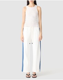 Bassike - Twill Stripe Detail Pants