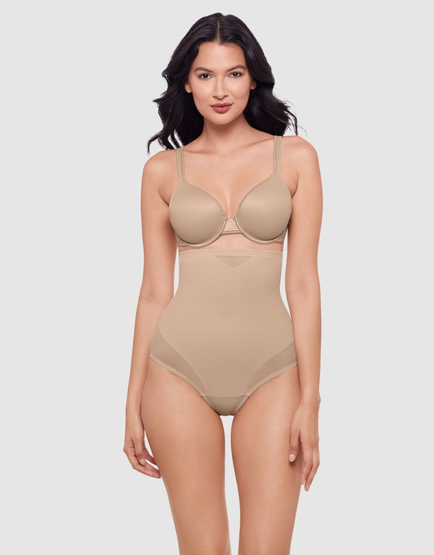 Miraclesuit Shapewear - Sexy Sheer Shaping High Waist Thong