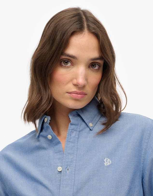 Superdry - Slim Oxford Long Sleeve Shirt