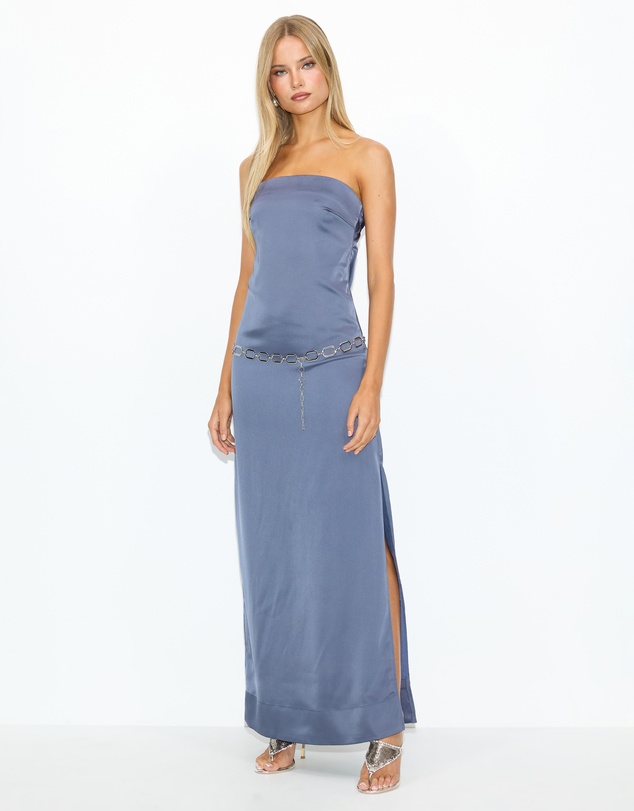 Dazie - Afterglow Belted Maxi Dress