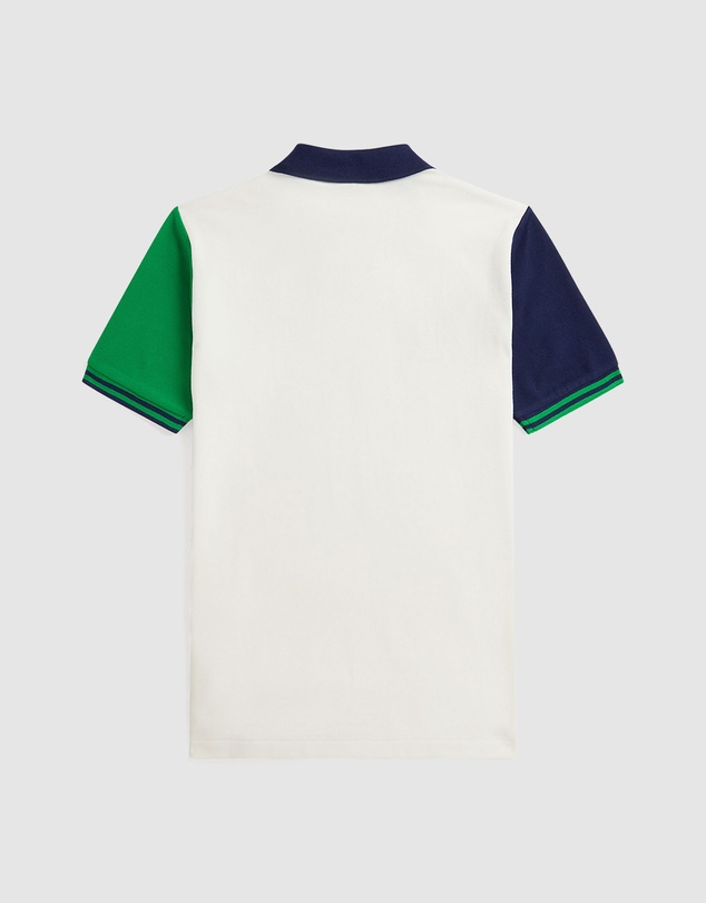 Polo Ralph Lauren - Color-Blocked Mesh Polo Shirt - Teens