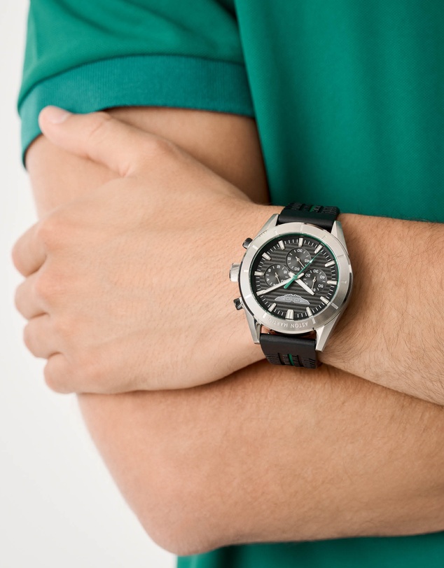 Aston Martin - BST Black Steel Bracelet and Black Silicone Strap Box Set