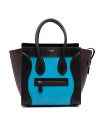 Pre-Loved by Azura Reborn - Pre-Loved Micro Tricolor Leather Luggage Tote