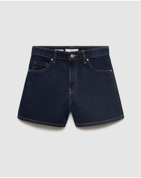M.N.G - High-Rise Denim Shorts