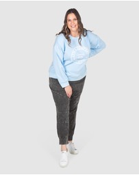 Love Your Wardrobe - LYW & Co Print Sweat Top