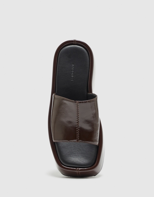 Nakedvice - The Natalie Dark Brown Platform