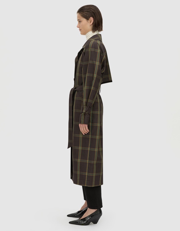 C&M CAMILLA AND MARC - Winton Check Trench Coat