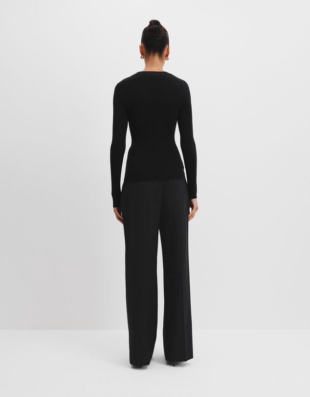 Country Road - Merino Wool Silk Long Sleeve Knit