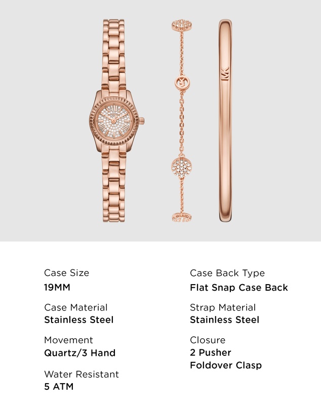 Michael Kors - Lexington Rose Gold Analogue Watch
