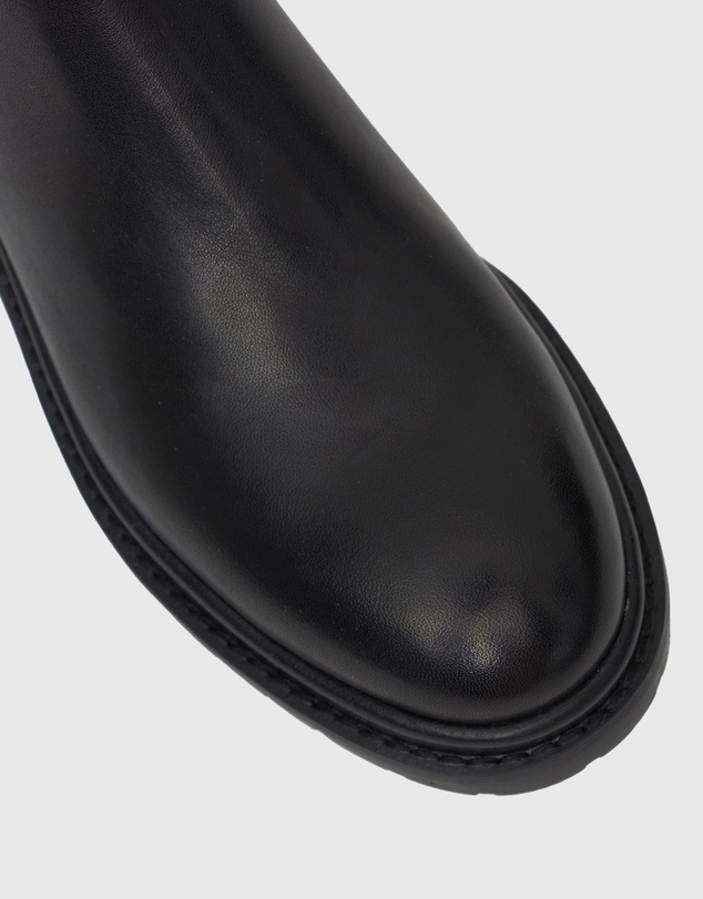 Betts - Indigo Leather Chelsea Ankle Boots