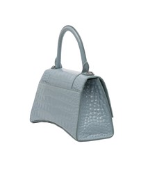 Pre-Loved by Azura Reborn - Pre-Loved Small Croc Embossed Hourglass Top Handle Bag