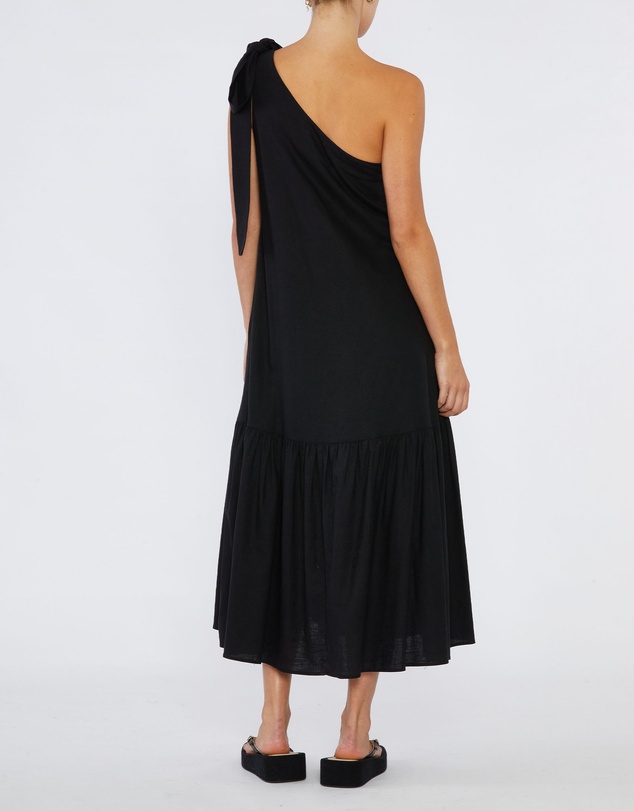Amelius - Aruba Linen One Shoulder Dress