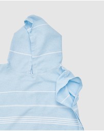 Tolu Australia - Baby Blue Kids Hooded Beach Towel