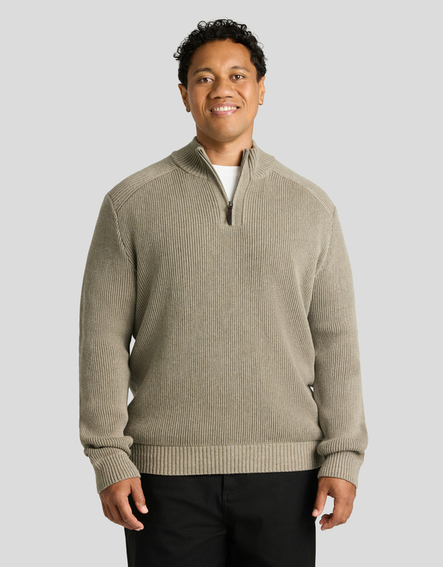 Johnny Bigg - Dempsey 1/4 Zip Sweater