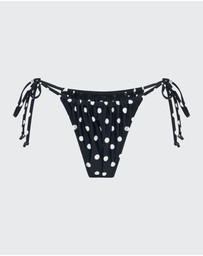 Vacay Swimwear - Rio Bottom Black Polka