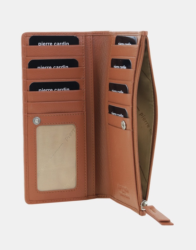 Pierre Cardin - Pierre Cardin Genuine Ladies Leather Bi-Fold Wallet