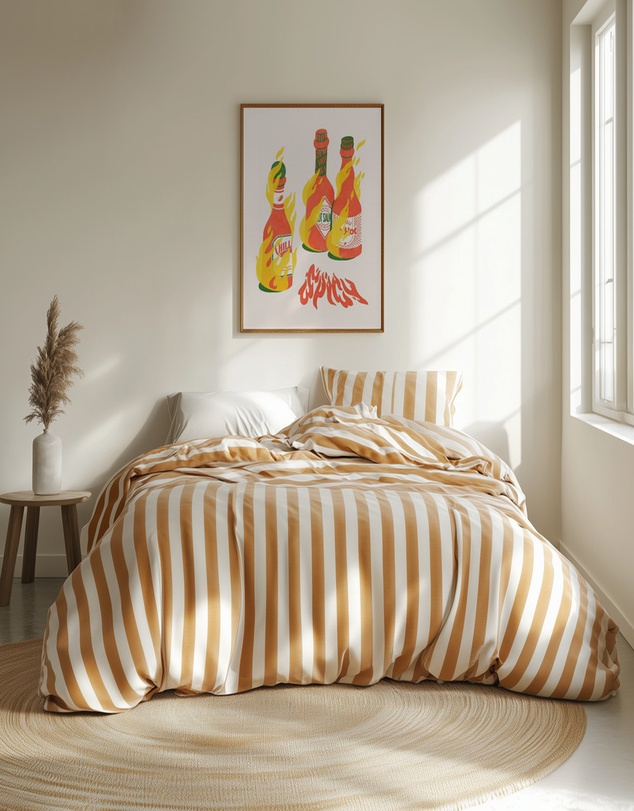 Olive et Oriel - Spicy Hot Sauces by Arte Koola Art Print