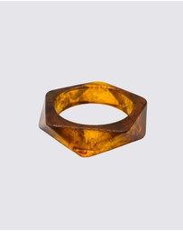 8 Other Reasons - Abstract Tortoise Bangle