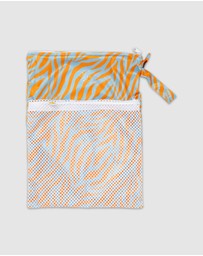 Tyoub - Tyoub Stay-dry Zip Wet Bag Tiger Orange and Blue
