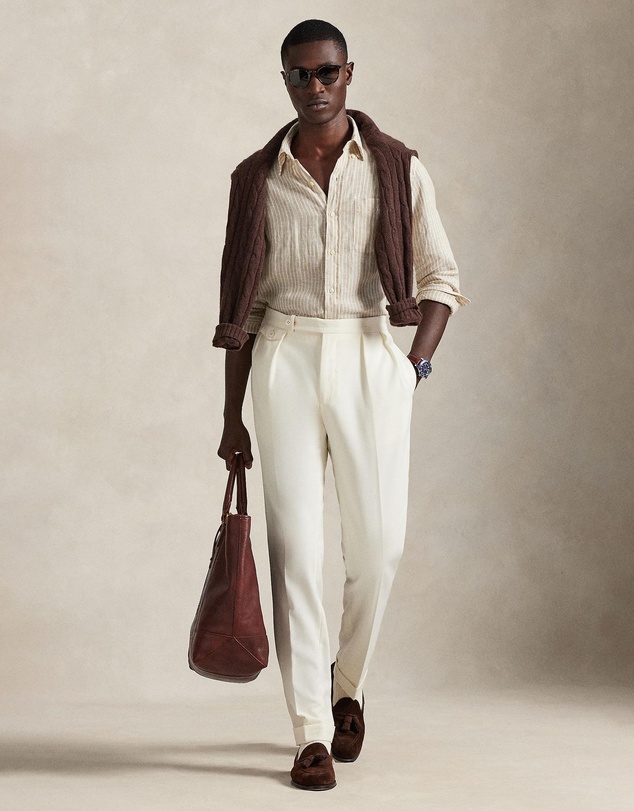 Polo Ralph Lauren - Custom Fit Striped Linen Shirt