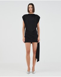 Third Form - Aura Draped Mini Dress