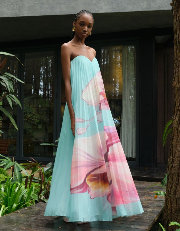 JUSTIN TONG - Amelie Pleated Dress