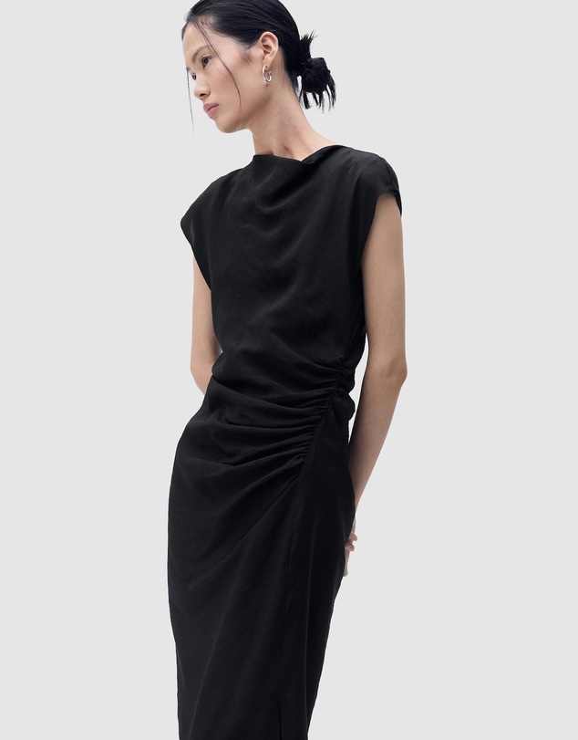 M.N.G - Kelly Draped Straight Dress