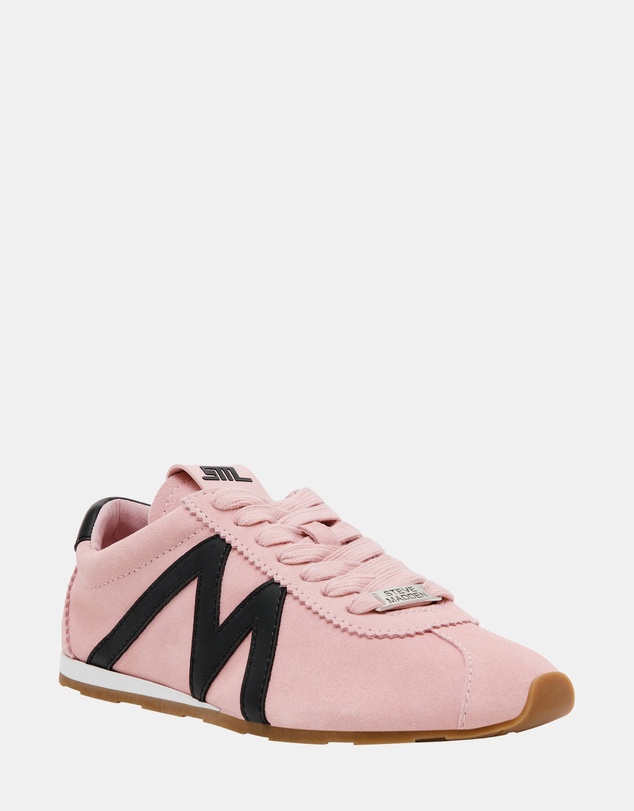 Steve Madden - Countdown Pink Suede Sneakers