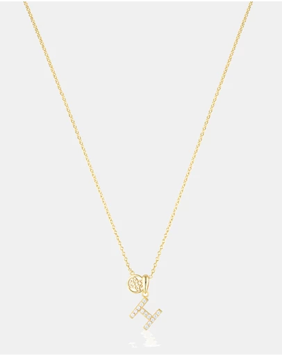 Georgini - Georgini Luxury Letters H Initial Pendant Gold