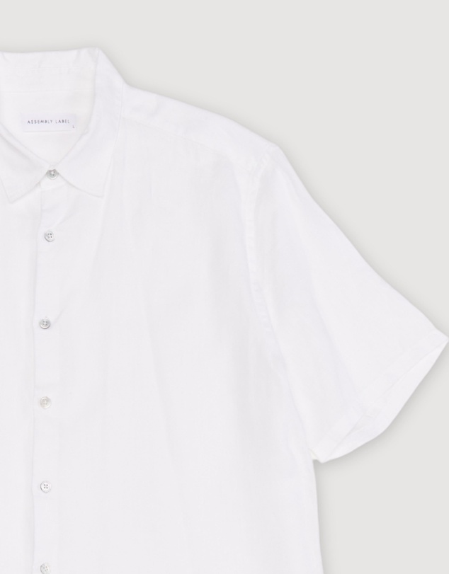 Revibe - Repaired Assembly Label Linen Shirt