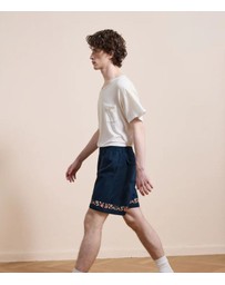 Found - Embroidery Twill Floral Shorts