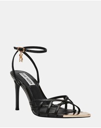 Steve Madden - Peepshow Black Patent Heels