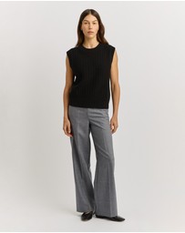 Toorallie - Grid Knit Vest