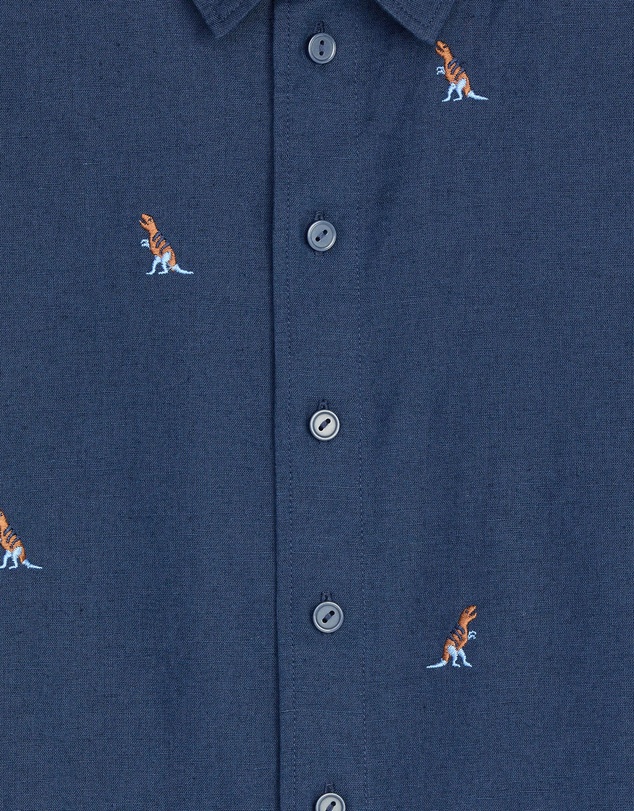 ARKET - Embroidered Linen Blend Shirt - Babies-Teens