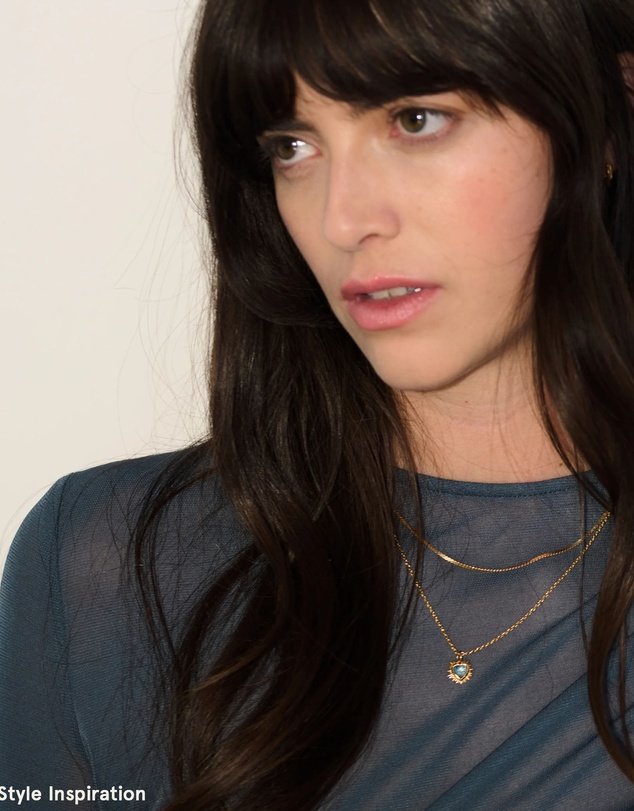 Rachel Jackson - Electric Love March Birthstone Heart Necklace