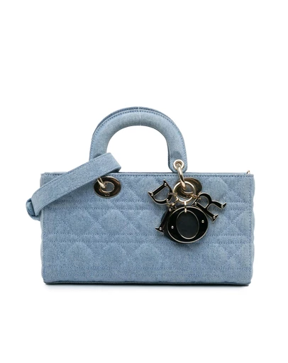 Pre-Loved by Azura Reborn - Pre-Loved dior Pre-owned Dior Caro Denim Handbag