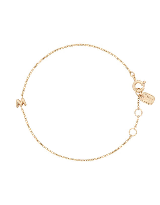 YCL  - Bubble Initial Bracelet M
