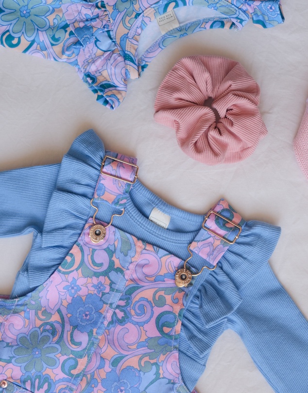 WITH LOVE FOR KIDS - Hazel Denim Pinafore Dress - Babies - Kids