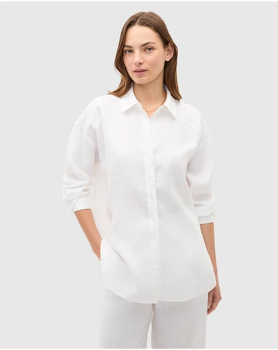 Seed Heritage - Core Linen Oversized Shirt