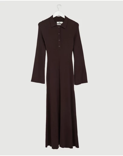 Revibe - Repaired Calli Audrey Flare Sleeve Maxi Dress - AU 12