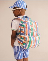 Huxbaby - Ocean Ticking Pinstripe Shorts - ICONIC EXCLUSIVE - Babies-Teens