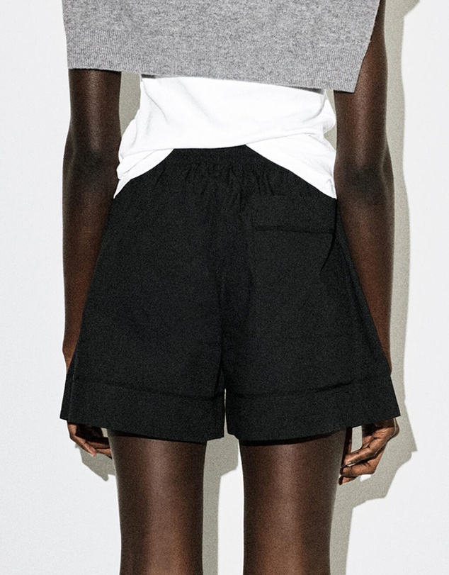 COS - Elasticated Grosgrain-Detail Cotton Shorts